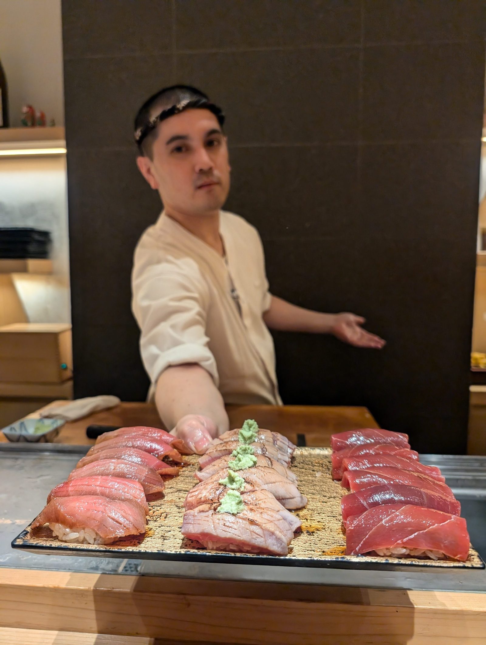 Sushi Omakase — Manten Sushi Marunouchi, Tokio